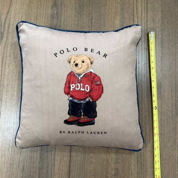 Vintage Ralph Lauren Polo Bear Pillow - Picture 2 of 7